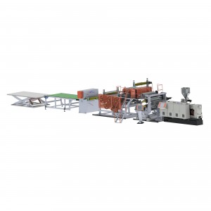 PVC marble sheet extrusion line