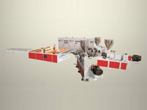 PC PET Corrugated Sheet Extrusion Line