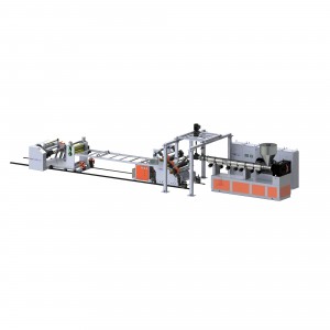 ABS thin sheet extrusion line